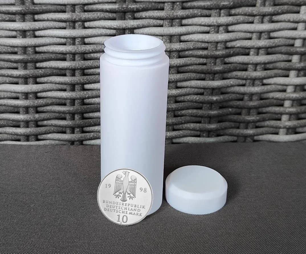 Münztube für 50x 10 DM Silber Gedenkmünzen