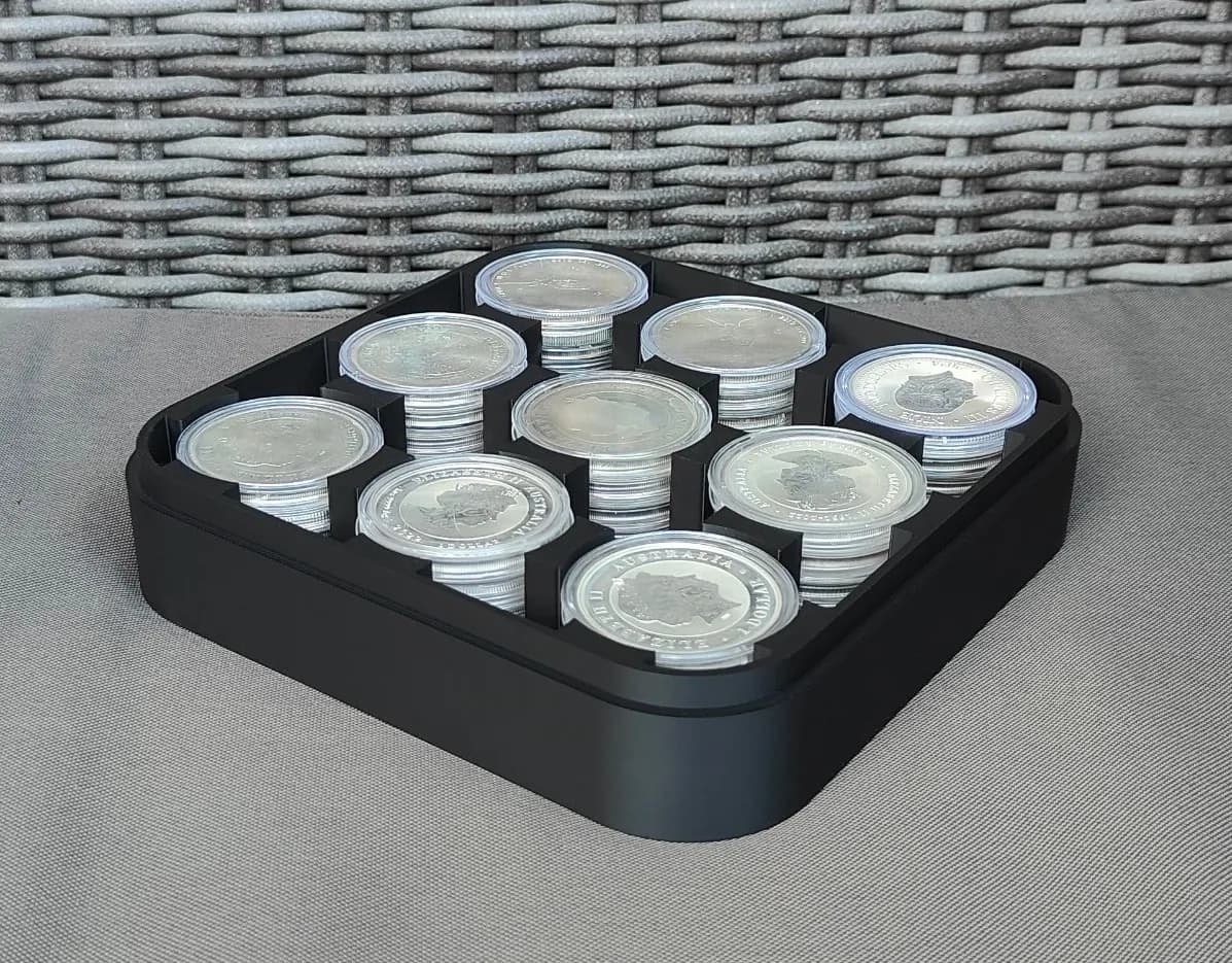 Münzbox für 45x 1 Oz Silbermünzen
